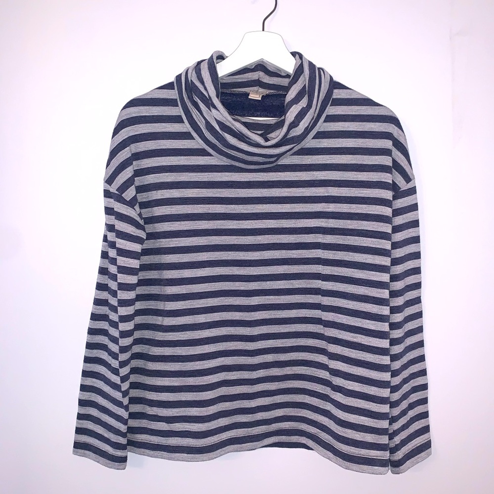JCrew striped loose fit sweatshirt